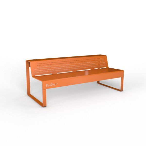 Banc Naelou avec dossier